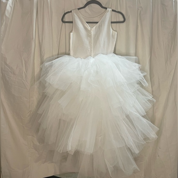 Tip Top kids white formal dress size 12 - Picture 1 of 4